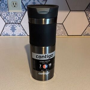 Contigo Black and Silver Travel Mug